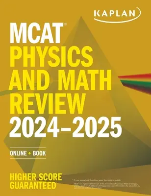 MCAT Physics and Math Review 2024-2025: Online + Książka - MCAT Physics and Math Review 2024-2025: Online + Book