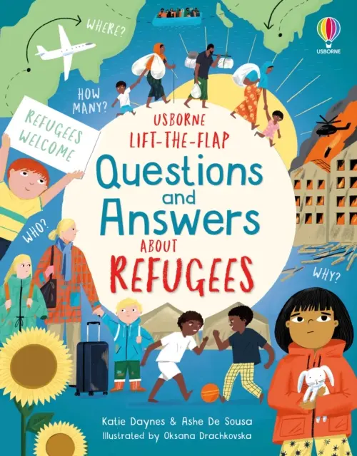 Pytania i odpowiedzi z podnoszoną klapką na temat uchodźców - Lift-the-flap Questions and Answers about Refugees