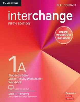 Interchange Poziom 1A Pełny kontakt z samokształceniem online i zeszytem ćwiczeń online - Interchange Level 1A Full Contact with Online Self-Study and Online Workbook