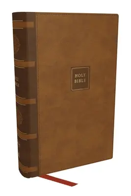 NKJV Compact Paragraph-Style Bible W/ 43,000 Cross References, Brown Leathersoft, Red Letter, Comfort Print: Biblia Święta, Nowa Wersja Króla Jakuba: Święta - NKJV Compact Paragraph-Style Bible W/ 43,000 Cross References, Brown Leathersoft, Red Letter, Comfort Print: Holy Bible, New King James Version: Holy
