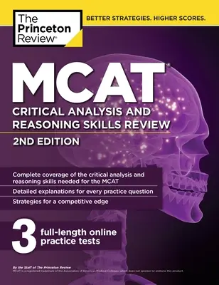 MCAT Critical Analysis and Reasoning Skills Review, wydanie 2 - MCAT Critical Analysis and Reasoning Skills Review, 2nd Edition