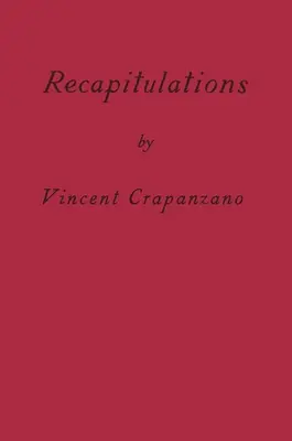 Rekapitulacje: Pamiętnik - Recapitulations: A Memoir