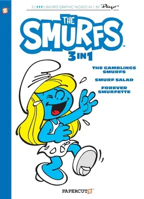 Smerfy 3 w 1 Vol. 9: Zbiór Smerfów Hazardzistów, Smerfnej Sałatki i Smerfetki Forever - Smurfs 3 in 1 Vol. 9: Collecting the Gambling Smurfs, Smurf Salad and Forever Smurfette