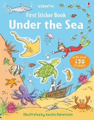 Pierwsza książka z naklejkami pod morzem - First Sticker Book Under the Sea