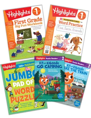 Pakiet edukacyjny dla pierwszoklasistów - First Grade Learning Fun Bundle