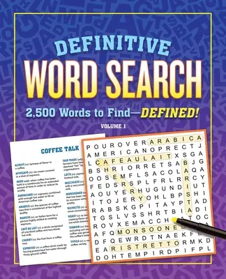 Definitive Word Search Volume 1: 2 500 słów do znalezienia zdefiniowanych - Definitive Word Search Volume 1: 2,500 Words to Find Defined