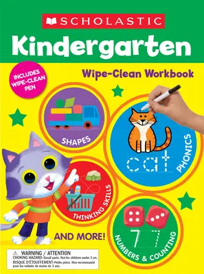 Zeszyt ćwiczeń dla przedszkolaków - Kindergarten Wipe-Clean Workbook