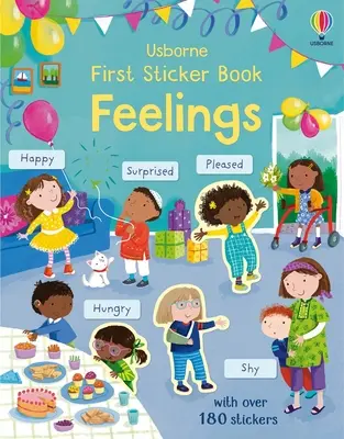 Pierwsza książka z naklejkami Uczucia - First Sticker Book Feelings