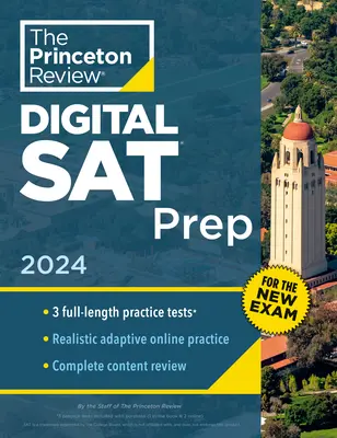 Princeton Review Digital SAT Prep, 2024: 3 testy praktyczne + przegląd + narzędzia online - Princeton Review Digital SAT Prep, 2024: 3 Practice Tests + Review + Online Tools