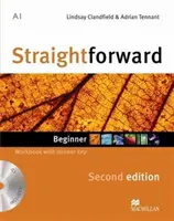 Straightforward 2nd Edition zeszyt ćwiczeń dla początkujących z kluczem i płytą CD - Straightforward 2nd Edition Beginner Workbook with key & CD