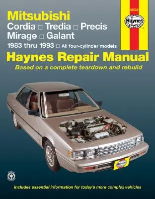 Mitsubishi Cordia, Tredia, Galant, Precis & Mirage (1983-1993) Podręcznik napraw Haynes (USA) - Mitsubishi Cordia, Tredia, Galant, Precis & Mirage (1983-1993) Haynes Repair Manual (USA)