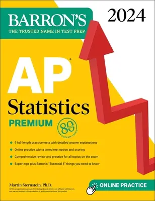 AP Statistics Premium, 2024: 9 testów praktycznych + kompleksowy przegląd + ćwiczenia online - AP Statistics Premium, 2024: 9 Practice Tests + Comprehensive Review + Online Practice