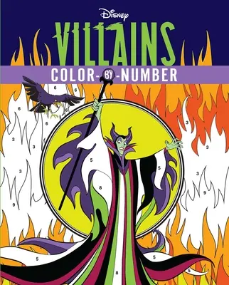 Złoczyńcy Disneya do pokolorowania według numerów - Disney Villains Color-By-Number