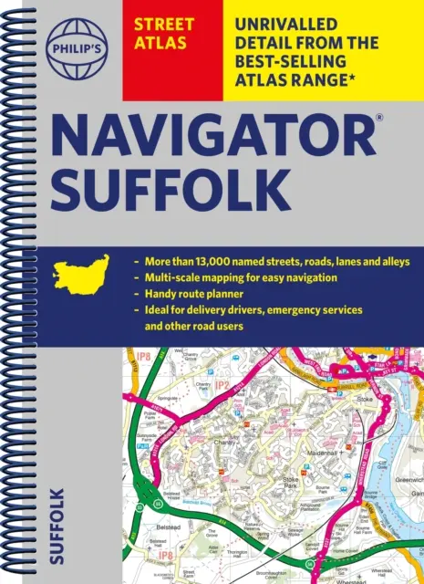 Atlas ulic Philip's Navigator Suffolk - Philip's Navigator Street Atlas Suffolk