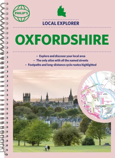 Atlas ulic Philip's Local Explorer Oxfordshire - Philip's Local Explorer Street Atlas Oxfordshire