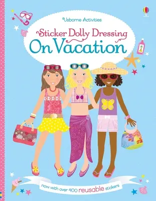 Naklejka Dolly: ubieranie się na wakacje - Sticker Dolly Dressing on Vacation