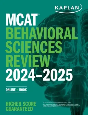 MCAT Behavioral Sciences Review 2024-2025: Online + Książka - MCAT Behavioral Sciences Review 2024-2025: Online + Book