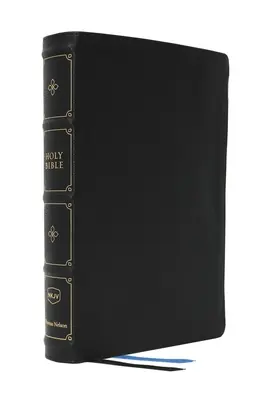 Nkjv, Large Print Thinline Reference Bible, Blue Letter, MacLaren Series, Leathersoft, Black, Thumb Indexed, Comfort Print: Pismo Święte, Nowy Król Jakub - Nkjv, Large Print Thinline Reference Bible, Blue Letter, MacLaren Series, Leathersoft, Black, Thumb Indexed, Comfort Print: Holy Bible, New King James