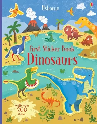 Pierwsza książeczka z naklejkami Dinozaury - First Sticker Book Dinosaurs