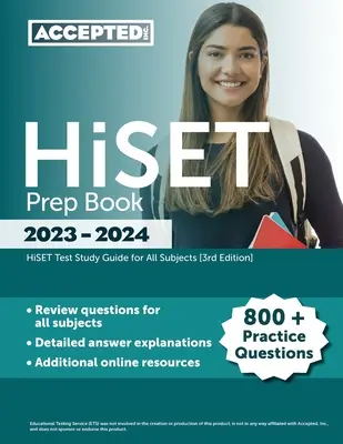 HiSET Prep Book 2023-2024: ponad 800 pytań praktycznych, przewodnik do nauki testów HiSET dla wszystkich przedmiotów - HiSET Prep Book 2023-2024: 800+ Practice Questions, HiSET Test Study Guide for All Subjects