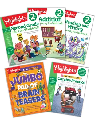 Zestaw edukacyjny dla drugoklasistów - Second Grade Learning Fun Bundle