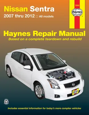 Nissan Sentra wszystkie modele od (2007-2012) Podręcznik napraw Haynes (USA) - 2007-12 - Nissan Sentra all models from (2007-2012) Haynes Repair Manual (USA) - 2007-12