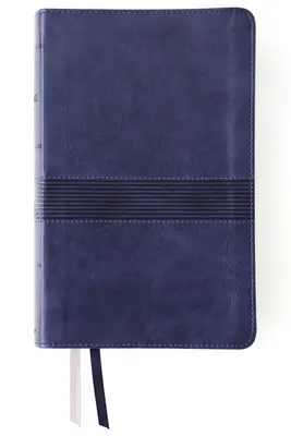 Niv, Biblia dla studentów, rozmiar osobisty, skórzana miękka, granatowa, wygodny druk - Niv, Student Bible, Personal Size, Leathersoft, Navy, Comfort Print