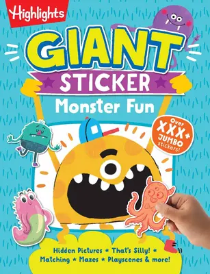 Gigantyczne naklejki z potworami - Giant Sticker Monster Fun