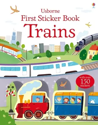 Pierwsza książka z naklejkami Pociągi - First Sticker Book Trains