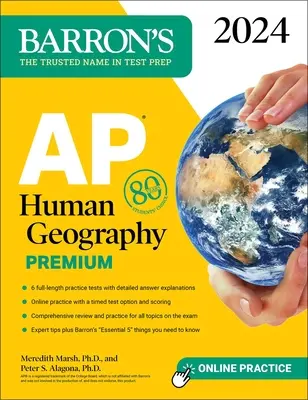 AP Human Geography Premium, 2024: 6 testów praktycznych + kompleksowy przegląd + ćwiczenia online - AP Human Geography Premium, 2024: 6 Practice Tests + Comprehensive Review + Online Practice