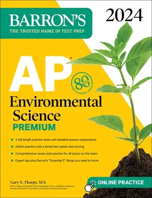 AP Environmental Science Premium, 2024: 5 testów praktycznych + kompleksowy przegląd + ćwiczenia online - AP Environmental Science Premium, 2024: 5 Practice Tests + Comprehensive Review + Online Practice