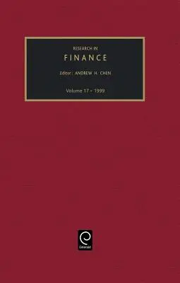 Badania w finansach, tom 17 - Research in Finance, Volume 17