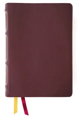 Nkjv, Thompson Chain-Reference Bible, skóra naturalna, skóra cielęca, bordowy, czerwona litera, indeks kciukowy, wygodny druk - Nkjv, Thompson Chain-Reference Bible, Genuine Leather, Calfskin, Burgundy, Red Letter, Thumb Indexed, Comfort Print