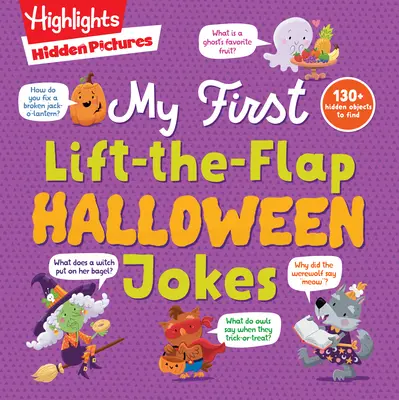 Ukryte obrazki Moje pierwsze żarty na Halloween z podnoszeniem klapek - Hidden Pictures My First Lift-The-Flap Halloween Jokes