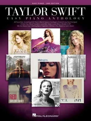 Taylor Swift Easy Piano Anthology - 2nd Edition: Łatwe aranżacje piosenek z tekstami - Taylor Swift Easy Piano Anthology - 2nd Edition: Easy-Level Song Arrangements with Lyrics