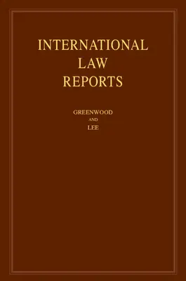Raporty z prawa międzynarodowego: Tom 201 - International Law Reports: Volume 201