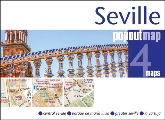 Mapa wyskakująca Sewilli - Seville Popout Map