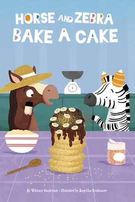 Koń i zebra pieką ciasto - Horse and Zebra Bake a Cake