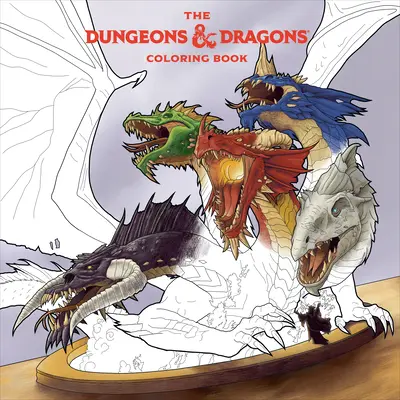 The Dungeons & Dragons Coloring Book: 80 pełnych przygód rysunków liniowych - The Dungeons & Dragons Coloring Book: 80 Adventurous Line Drawings