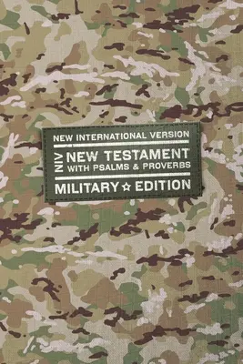 Niv, Nowy Testament z Psalmami i Przysłowiami, wydanie wojskowe, kompaktowe, miękka okładka, wojskowy kamuflaż, wygodny druk - Niv, New Testament with Psalms and Proverbs, Military Edition, Compact, Paperback, Military Camo, Comfort Print