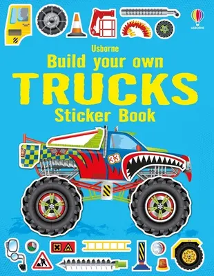 Zbuduj własną ciężarówkę z naklejkami - Build Your Own Trucks Sticker Book