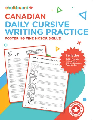 Kanadyjskie codzienne ćwiczenia w pisaniu kursywnym, klasy 2-4 - Canadian Daily Cursive Writing Practice Grades 2-4