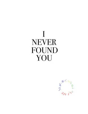 Nigdy cię nie znalazłem - I Never Found You