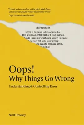 Ups! Dlaczego rzeczy idą źle: Zrozumienie i kontrolowanie błędów - Oops! Why Things Go Wrong: Understanding and Controlling Error