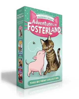 Adventures in Fosterland Take Me Home Collection (Boxed Set): Emmett i Jez; Super Szpinak; Borsuk; Królowa szczeniąt Snowpea - Adventures in Fosterland Take Me Home Collection (Boxed Set): Emmett and Jez; Super Spinach; Baby Badger; Snowpea the Puppy Queen