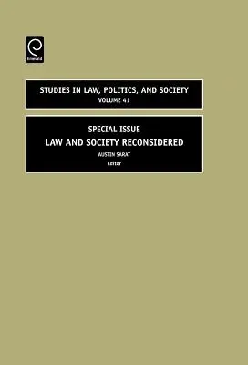 Law and Society Reconsidered: Wydanie specjalne - Law and Society Reconsidered: Special Issue