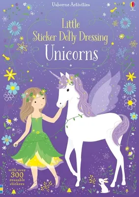 Mała naklejka Dolly Ubieranie jednorożców - Little Sticker Dolly Dressing Unicorns