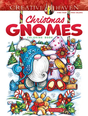 Kolorowanka ze świątecznymi skrzatami Creative Haven - Creative Haven Christmas Gnomes Coloring Book