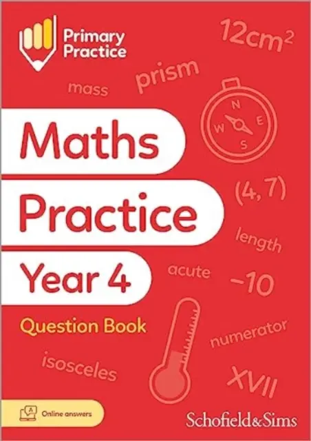 Zeszyt pytań z matematyki dla klasy 4 szkoły podstawowej, wiek 8-9 lat - Primary Practice Maths Year 4 Question Book, Ages 8-9