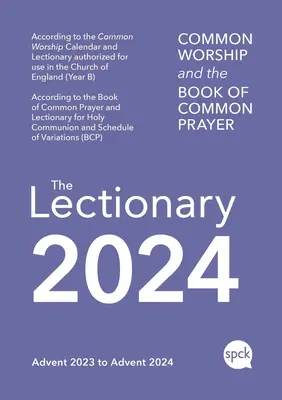 Wspólny lekcjonarz do nabożeństw 2024 - Common Worship Lectionary 2024
